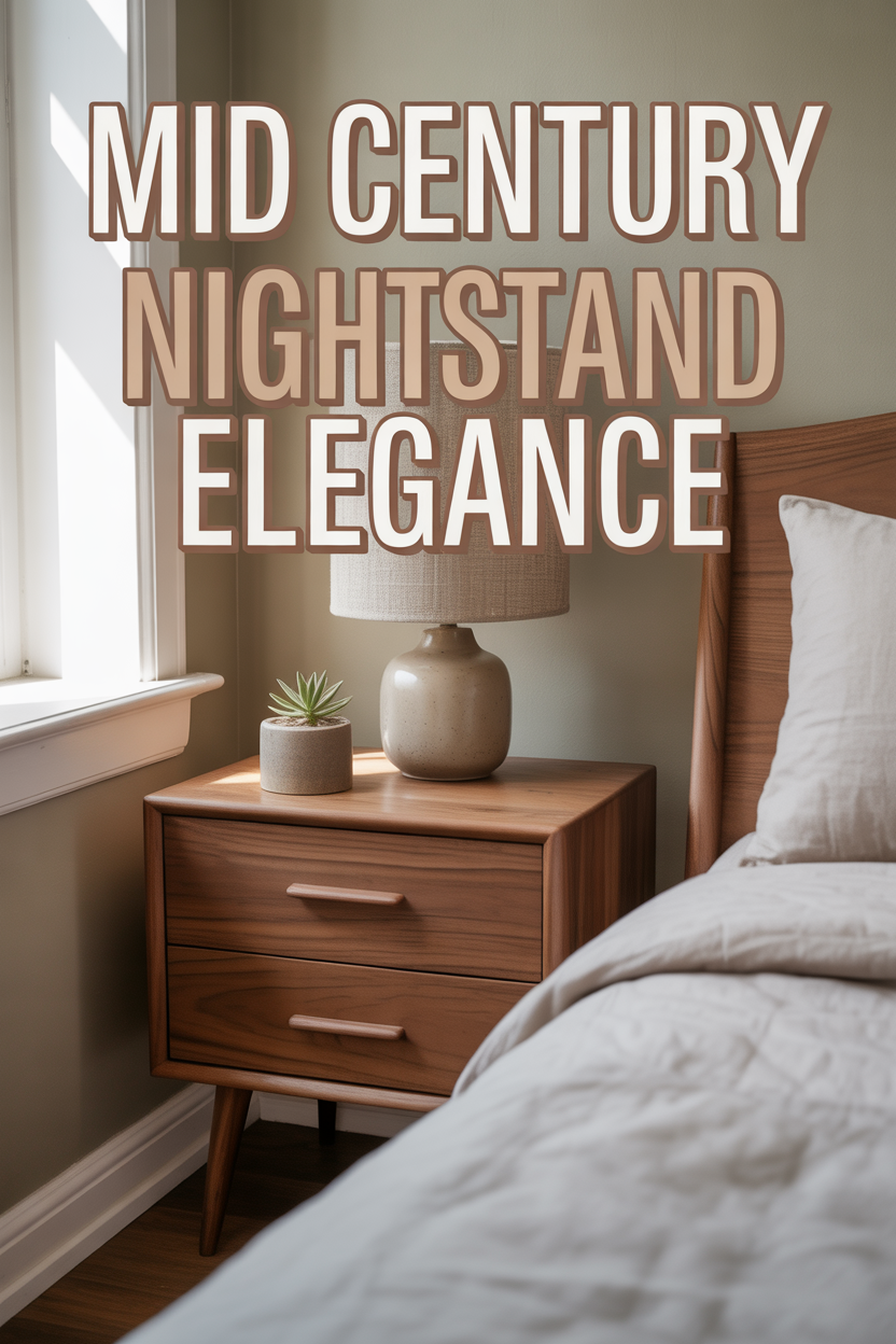 Meet the Interoluxe Mid‑Century Nightstand—Retro Cool, Built‑to‑Last, and Easy to Build